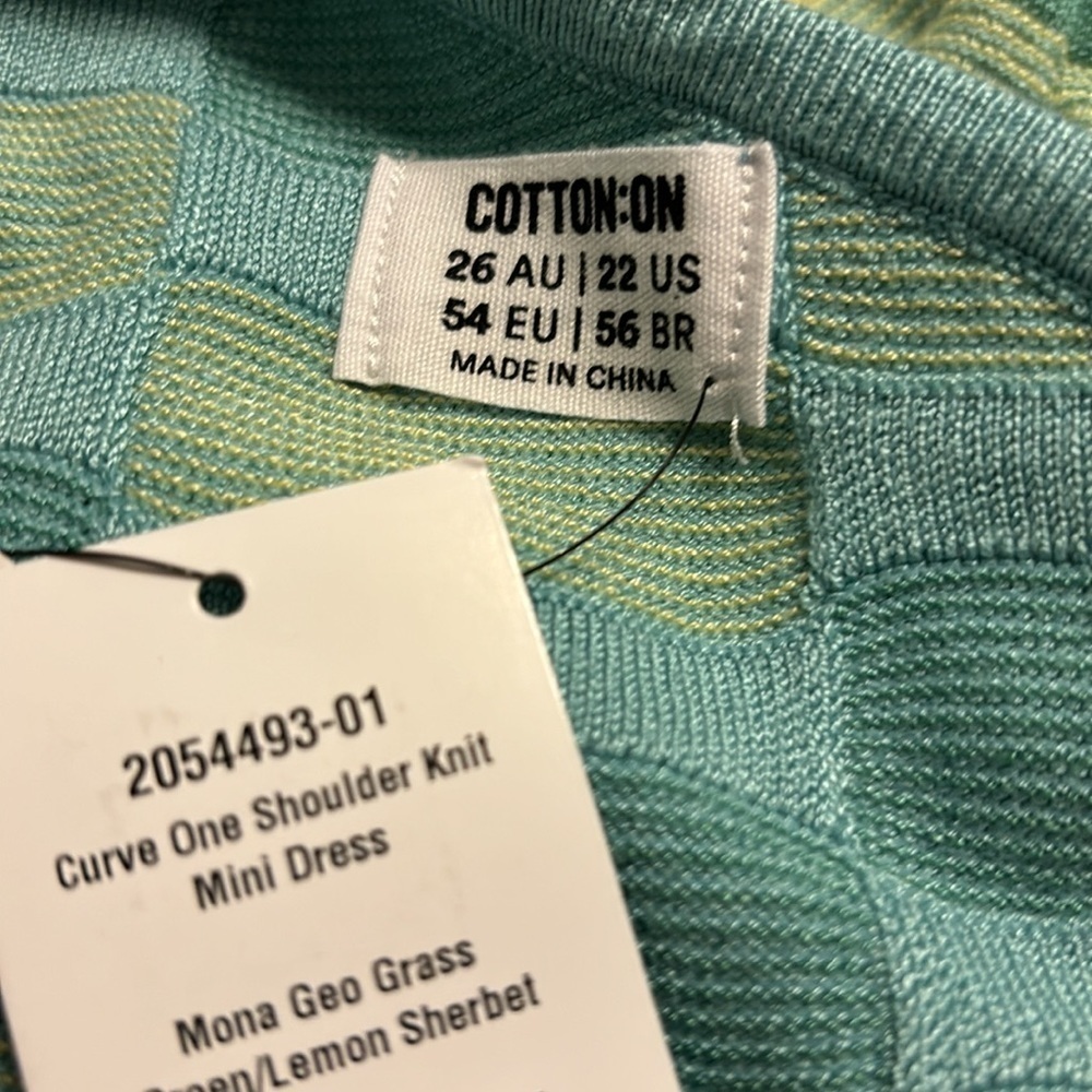 Cotton On Plus One Shoulder Knit Dress - Picture 6 of 6